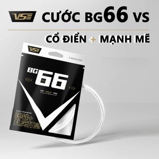 Cước cầu lông VS BG66 0.66mm chính hãng, dây đan vợt sợi nilon siêu bền bỉ mạnh mẽ trợ lực đánh nổ