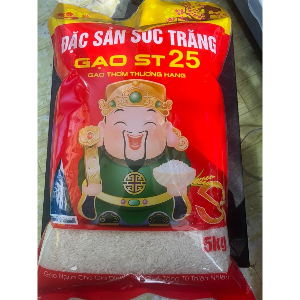 Gạo ST 25 Bao đỏ 5kg