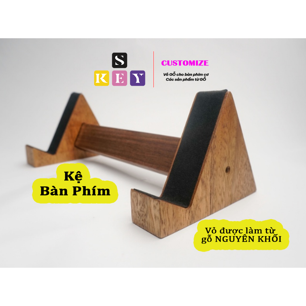 Kệ Để Bàn Phím Cơ - Mechanical Keyboard Shelf (Có lót nhung chống trầy xước)