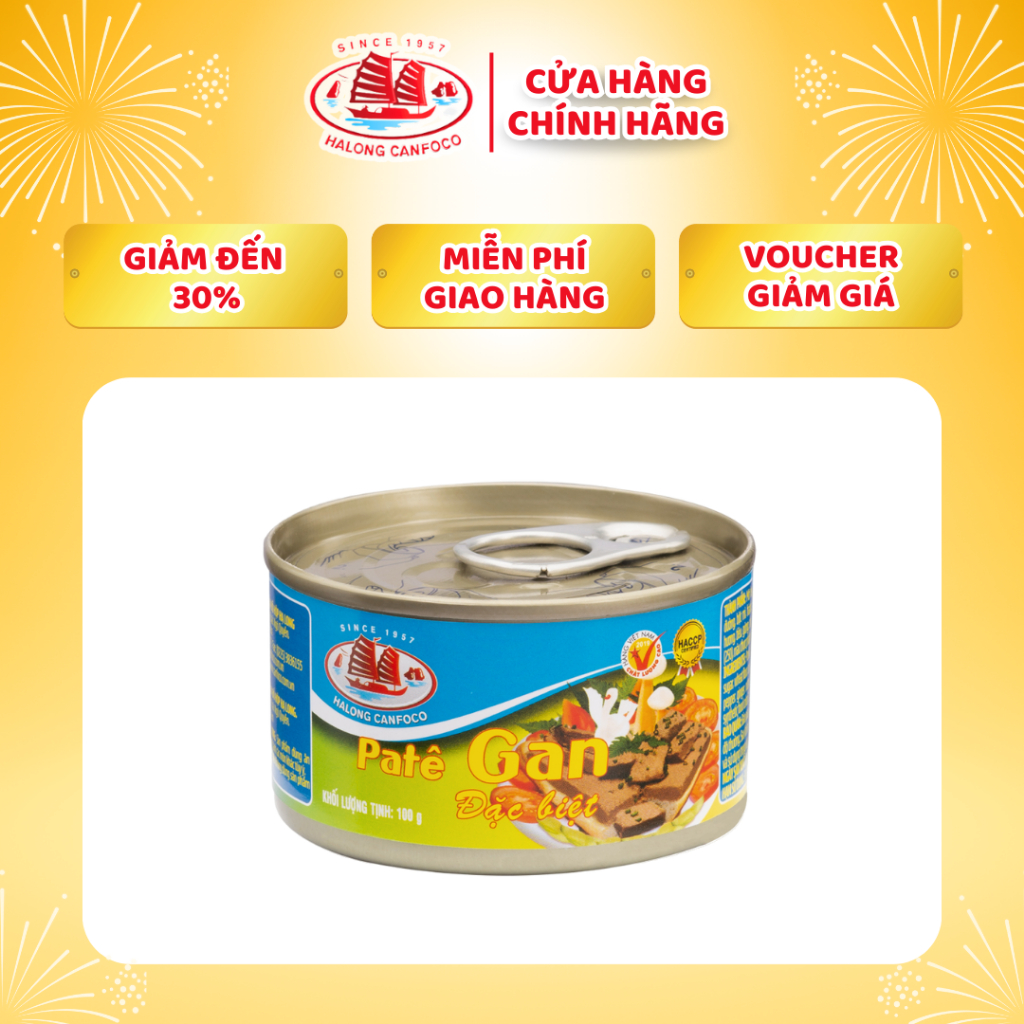  Pate Gan Đặc Biệt 100g - Đồ Hộp Hạ Long