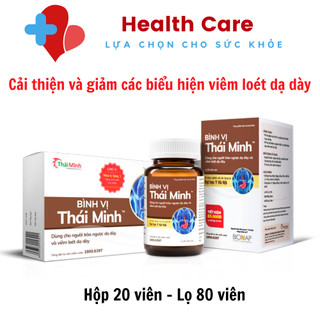 Bình Vị Thái Minh - hỗ trợ giảm đau dạ dày từ thảo dược 20 viên