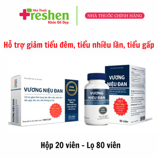 Vương Niệu Đan, giúp cải thiện tình trạng tiểu đêm, tiểu nhiều lần