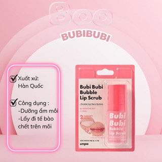 Gel Sủi Bọt Tẩy Tế Bào Chết Môi Unpa Bubi Bubi Lip