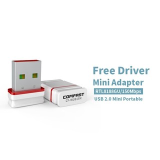 USB Wifi COMFAST CF-WU815N (Hỗ Trợ MacOS, Hackintosh, Windows, Linux....) Không Cần Đĩa Cài - Tốc Độ 150mbps Cao