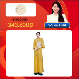 [Chỉ còn 343,6K sau khi áp voucher]Áo dài lụa gấm hoa dáng suông tay lỡ xoè trẻ trung LeeGi Design Min6842 Min6845