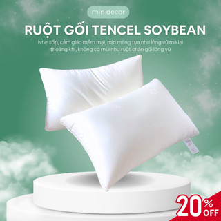 Ruột Gối Bông Đậu Nành Tencel Soybean Mịn Decor Cao Cấp Mềm Êm Hoa Văn Chìm Sang Trọng Kích Thước 50x70cm