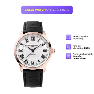 Đồng hồ cơ nam Frederique Constant FC-301SWR3B4 sang trọng, lịch lãm, chống nước 3ATM, dây da đeo tay chính hãng