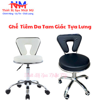 Ghế tiêm tam giác tựa lưng | ghế xoay spa tựa lưng cao cấp | ghế spa có tựa lưng da cao cấp