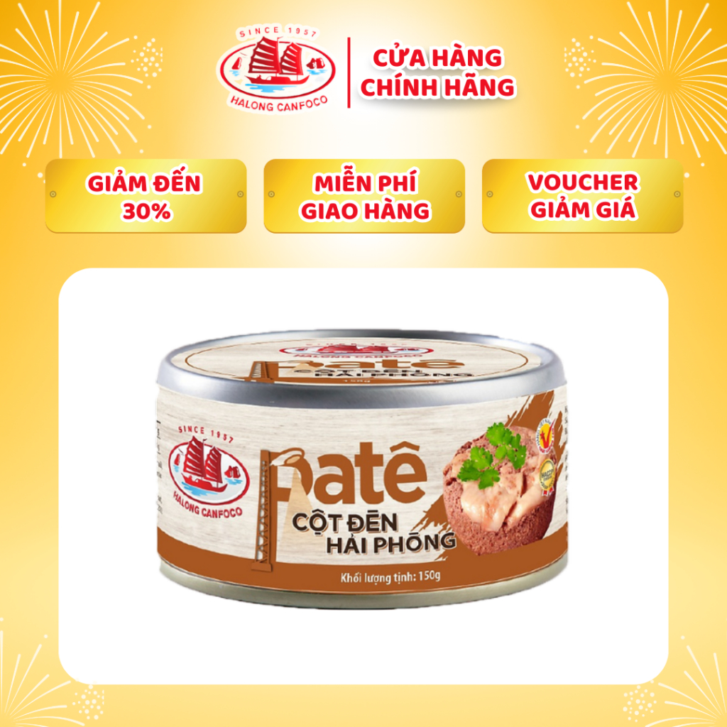 Patê Cột Đèn Hải Phòng 150G Đồ Hộp Hạ Long