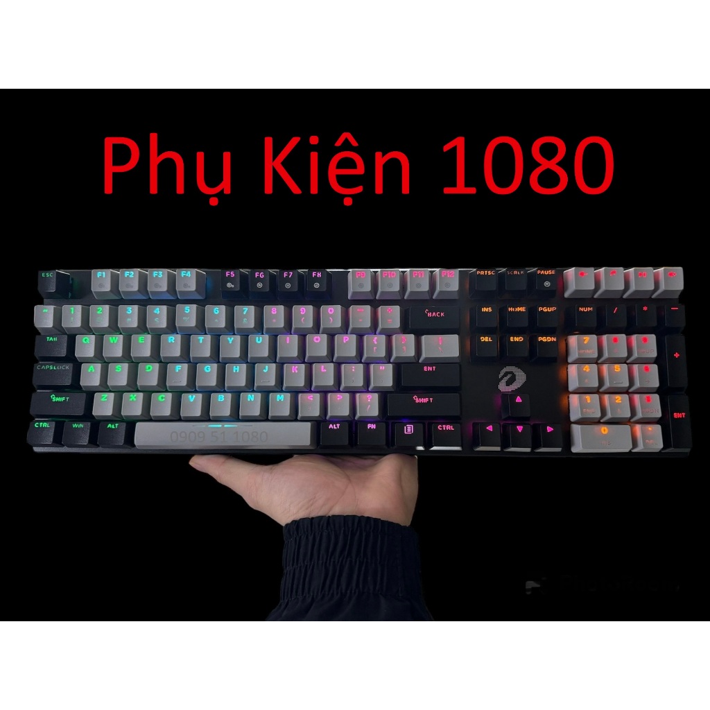 Bàn phím cơ Dareu Ek810X - Switch gõ kêu tanh tách.  Bàn phím cơ full size bảo hành 2 năm, chuyên Game Net