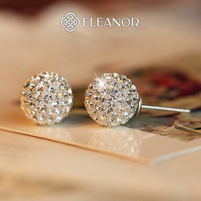 Bông tai nữ chuôi bạc 925 Eleanor Accessories hình cầu phụ kiện trang sức khuyên tai 5561