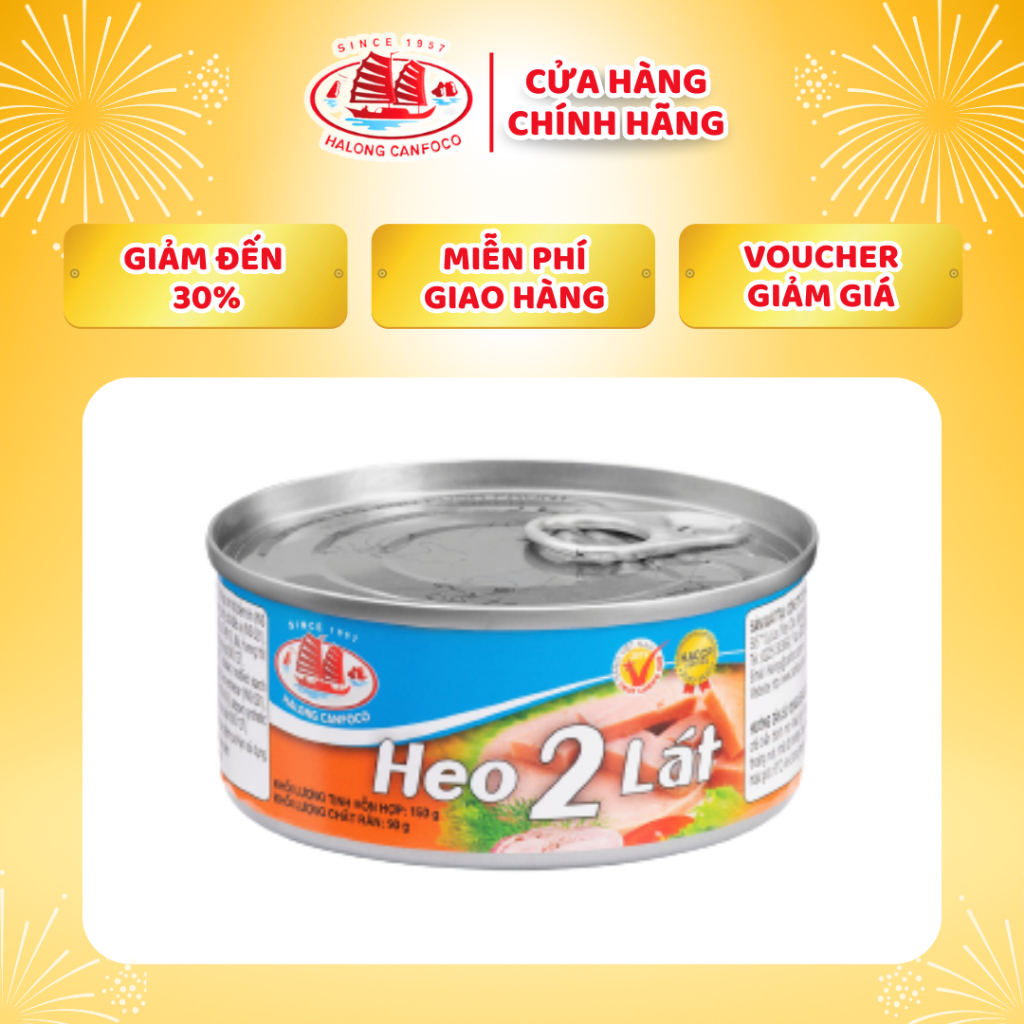 Heo 2 Lát 150g - Đồ Hộp Hạ Long