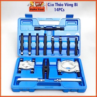 Bộ Vam đĩa, Cảo mặt trăng 14 chi tiết Papa Tools - Bộ vam đĩa chặn, tháo vòng bi, bạc đạn.