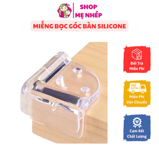 Miếng bọc góc bàn bằng silicon an toàn cho bé