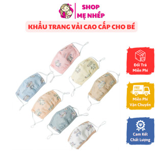 Khẩu trang vải cho bé cao cấp 100% COTTON