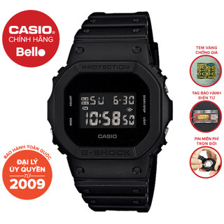 Đồng hồ Nam dây nhựa Casio G-Shock DW-5600BB-1 chính hãng bảo hành 5 năm Pin tọn đời