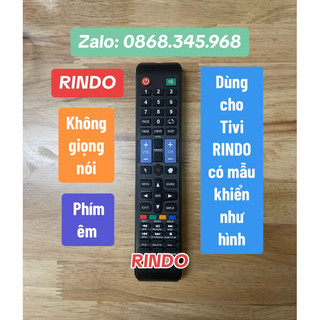 Remote điều khiển Tivi RINDO
