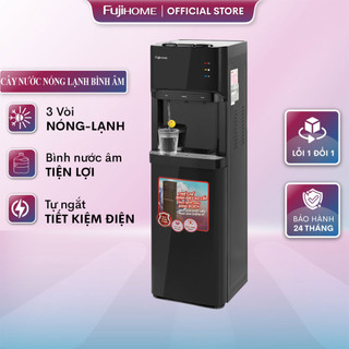 Máy nóng lạnh nước uống bình âm nhập khẩu Nhật Bản Fujihome WD606, cây nước uống trực tiếp dispenser water