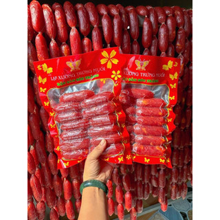 Lạp xưởng heo khô trứng muối túi 500g