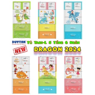🌱Duy Tân Store🌱 Tủ nhựa duy tân TABI-L 5 Tầng 6 Ngăn - DRAGON 2024