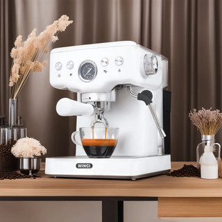 Máy pha cà phê espresso em4212, áp lực 20 bar, bảo hành chính hãng wiinci 2 năm.
