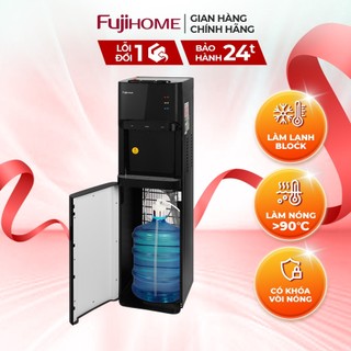 Cây nước nóng lạnh bình âm FUJIHOME WD606C Làm lạnh block lạnh sâu  - Khóa vòi nóng an toàn