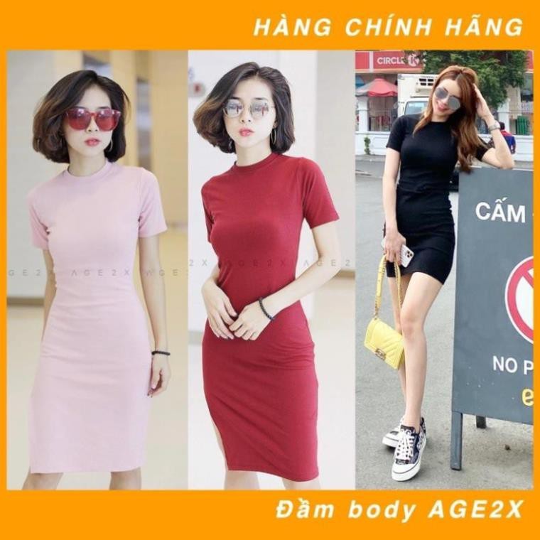 ĐẦM THUN BODY XẺ TÀ AGE2X
