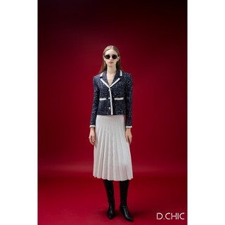 D.CHIC Chân váy len xếp ly MS: 388023