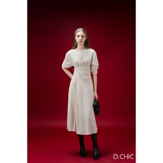 Váy tay lỡ cổ thuyền xếp ly eo một bên D.CHIC MS: 2813362