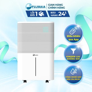 Máy hút ẩm dùng block, nhập khẩu fujihaia dh25w kết nối wifi -hút ẩm 25 lít/ ngày -bảo hành 24 tháng