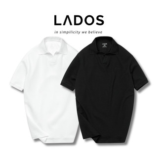 Áo Thun Nam Polo ngắn tay Cổ V vải cá sấu pique cao cấp LADOS-9162 Phong Cách Sang Trọng, Lịch Lãm