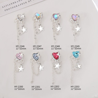 Charm Tim Đá Dây Trang Trí Móng