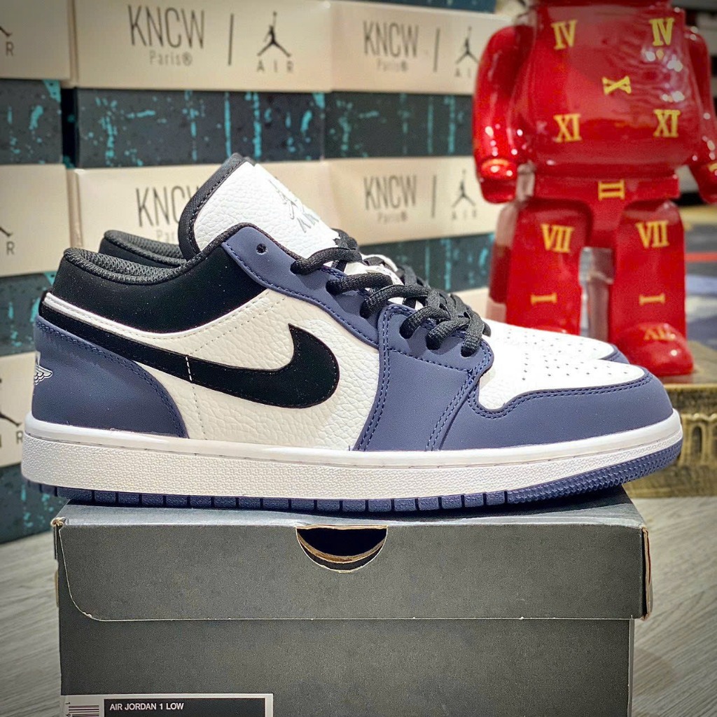 Giày Sneaker Air Jd 1 Retro Low Navy LikeAuth