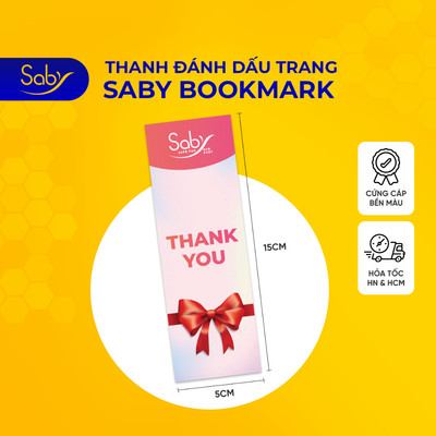 Bookmarks đánh dấu trang sách kẹp sách Saby