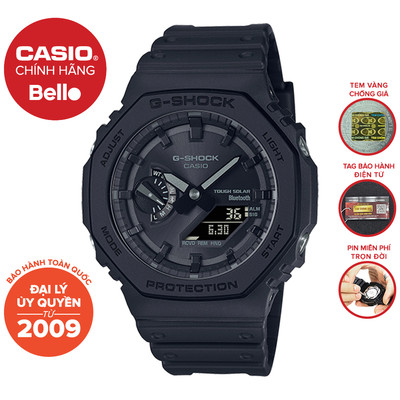 Đồng hồ Nam dây nhựa Casio G-Shock GA-B2100-1A1DR chính hãng bảo hành 5 năm Pin trọn đời
