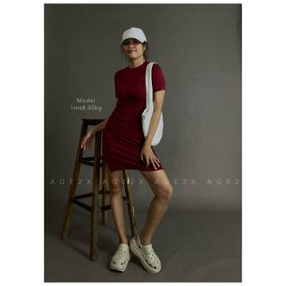 ĐẦM THUN BODY XẺ TÀ AGE2X