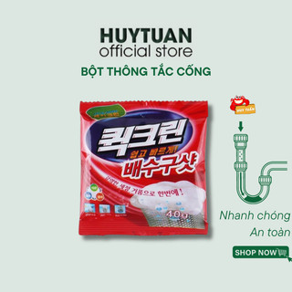 Bột thông tắc cống bồn cầu hàn quốc gói 40g (BTC40) - Gói bột thông cống nhanh chóng an toàn dễ sử dụng