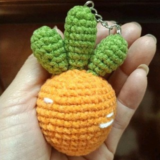 Móc Khoá Cà Rốt Bằng Len - Cà Rốt Handmade