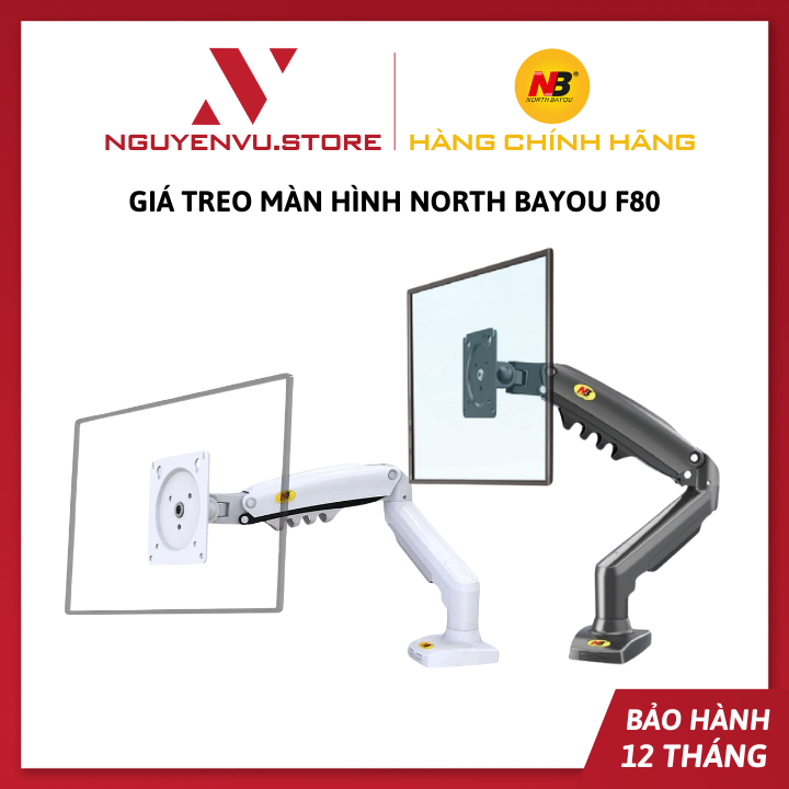 Giá treo màn hình North Bayou NB-F80 | Phù hợp màn 17" - 30" | Tải trọng 9Kg / NB-G60 (27-45 Inch) -