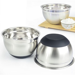 Bowl trộn bột đế silicon / Âu trộn bột (dày + sâu)