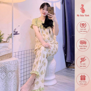 Bộ Áo Cộc Quần Dài Chất Đũi Lanh, Áo Khóa Kéo, Quần chun Chỉnh, Mềm Mát, Thời Trang