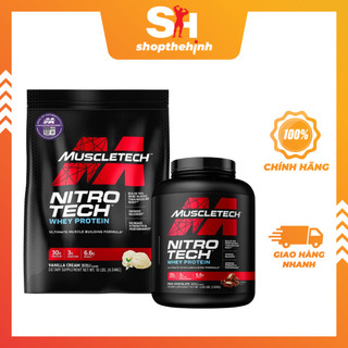 Mt nitrotech whey protein - tăng cơ, phát triển cơ, bổ sung whey protein
