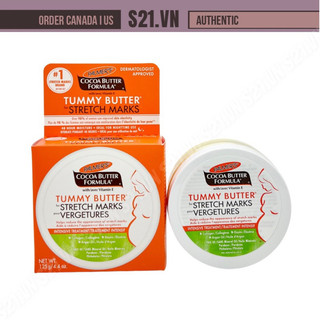 [Bản Canada-Made In US] Bơ Chống Rạn Da Cho Bà Bầu Palmer's Cocoa Butter Formula Tummy Butter For Stretch Marks 125g