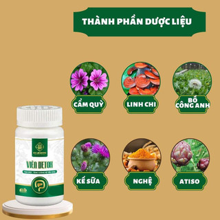 Viên detox nhuận tràng Calen Nature Farm thải độc ruột, giảm táo bón, hỗ trợ tiêu hóa giảm cân, giảm mỡ máu hiệu quả