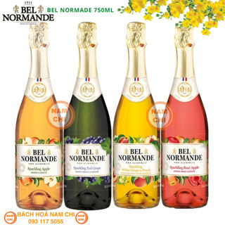 Nước trái cây lên men bel normande pháp chai 750ml quà tết sang trọng