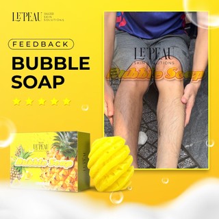 Tắm trắng thơm, xà bông tắm trắng body bubble soap, gói tắm da da - LE'PEAU