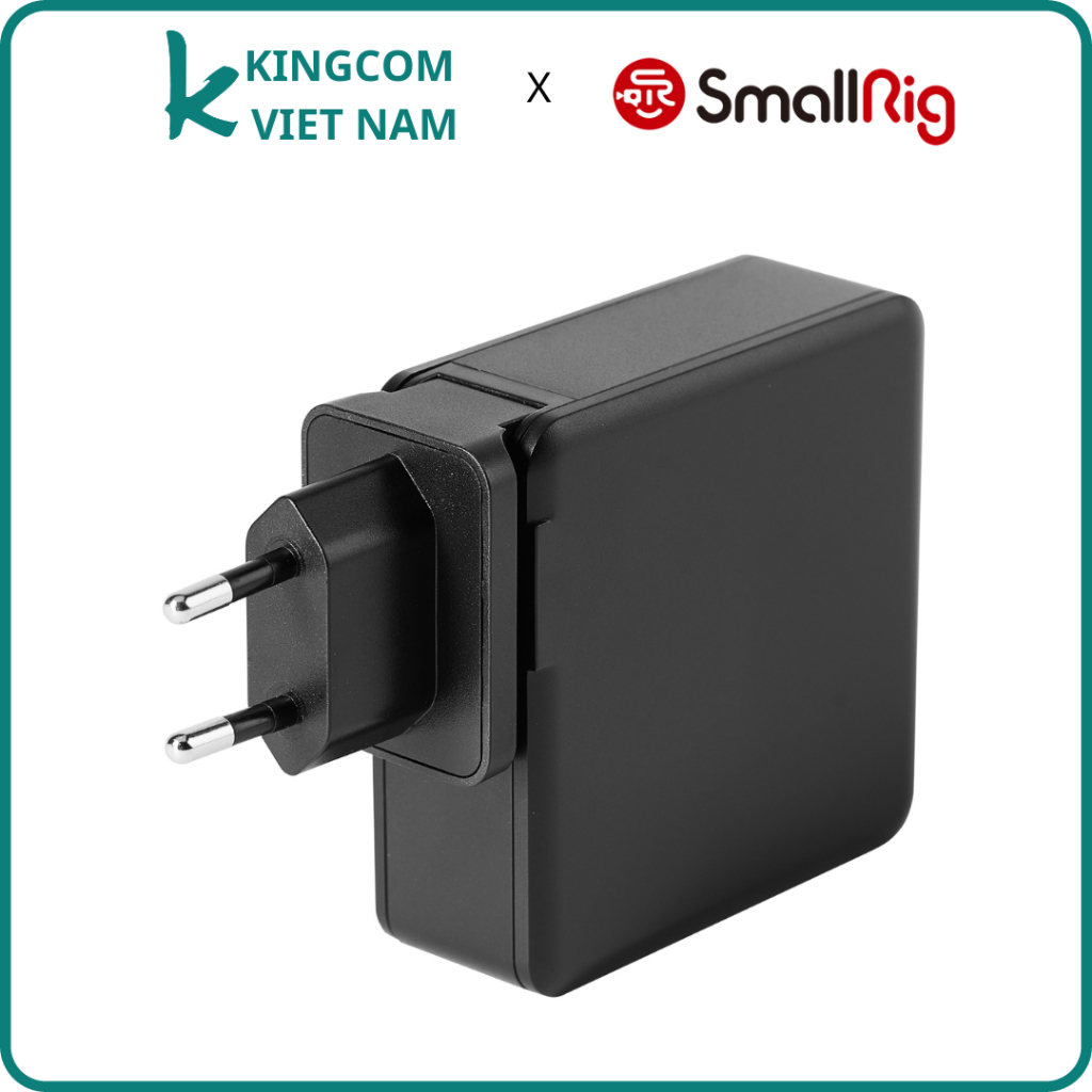 SmallRig 4370 GaN 100W Fast Charger (EU standard) - Bộ Sạc Nhanh Công Suất 100W Cho Đèn SmallRig RC6