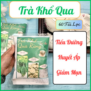 TRÀ KHỔ QUA RỪNG - 60 Túi Lọc, Thanh Nhiệt, Giảm Gút, Giảm Tiểu Đường, Trà Túi Lọc Tiện Lợi