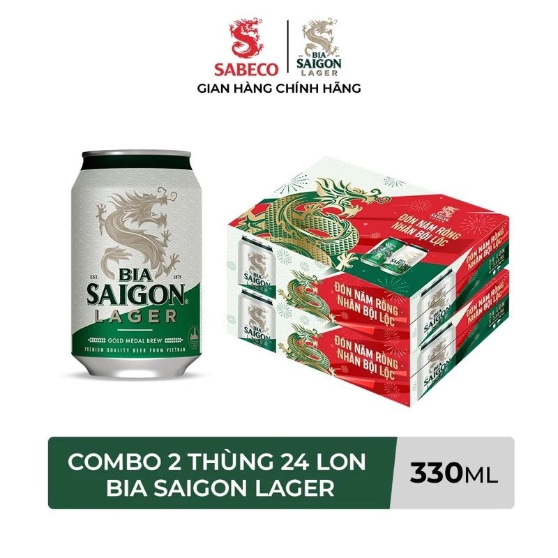 THÙNG 24 LON BIA SÀI GÒN