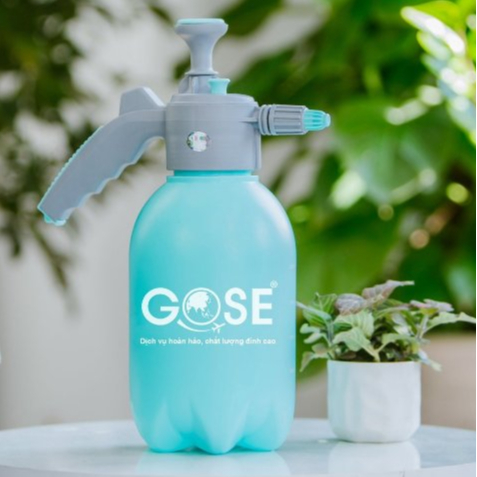 Bình tưới cây cao cấp gose 2l/3l vòi hai chế độ phun sương phun nước có khóa tự động
